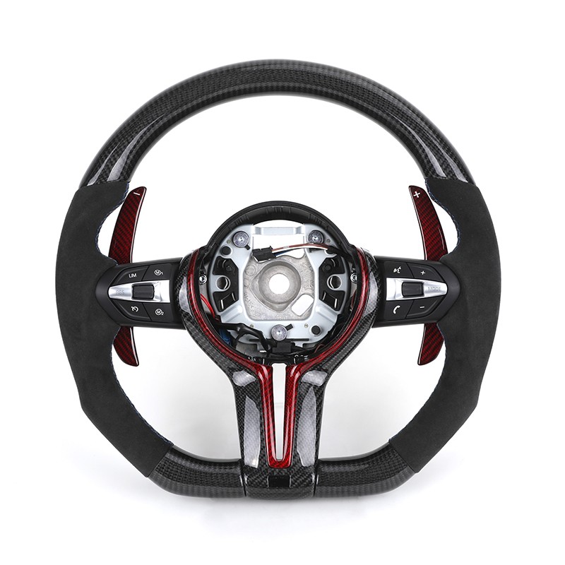 Alcantara karbon kormánykerék BMW F10 F30 M2 F87 F32 F33 F36-hoz